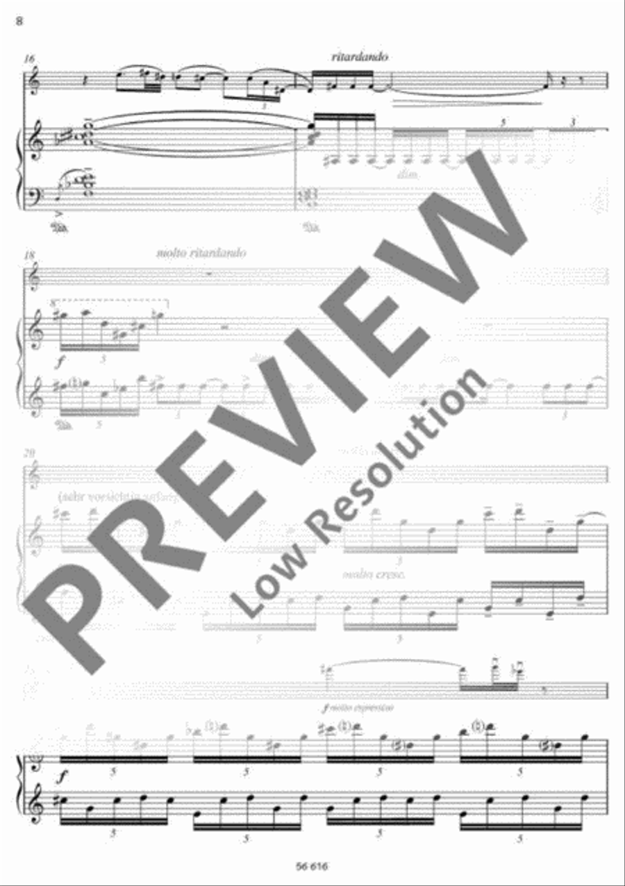 Shrouded in light and fog Violin Solo scores gallery preview page 9
