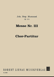 Mass No. 3 in D major