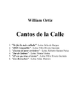 Cantos de la Calle
