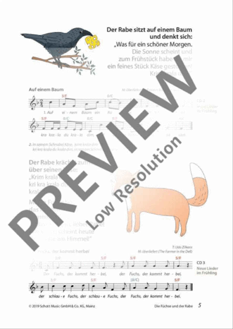 Mini-Musicals und Erzähltheater über Fabeln und Märchen Guitar scores gallery preview page 6