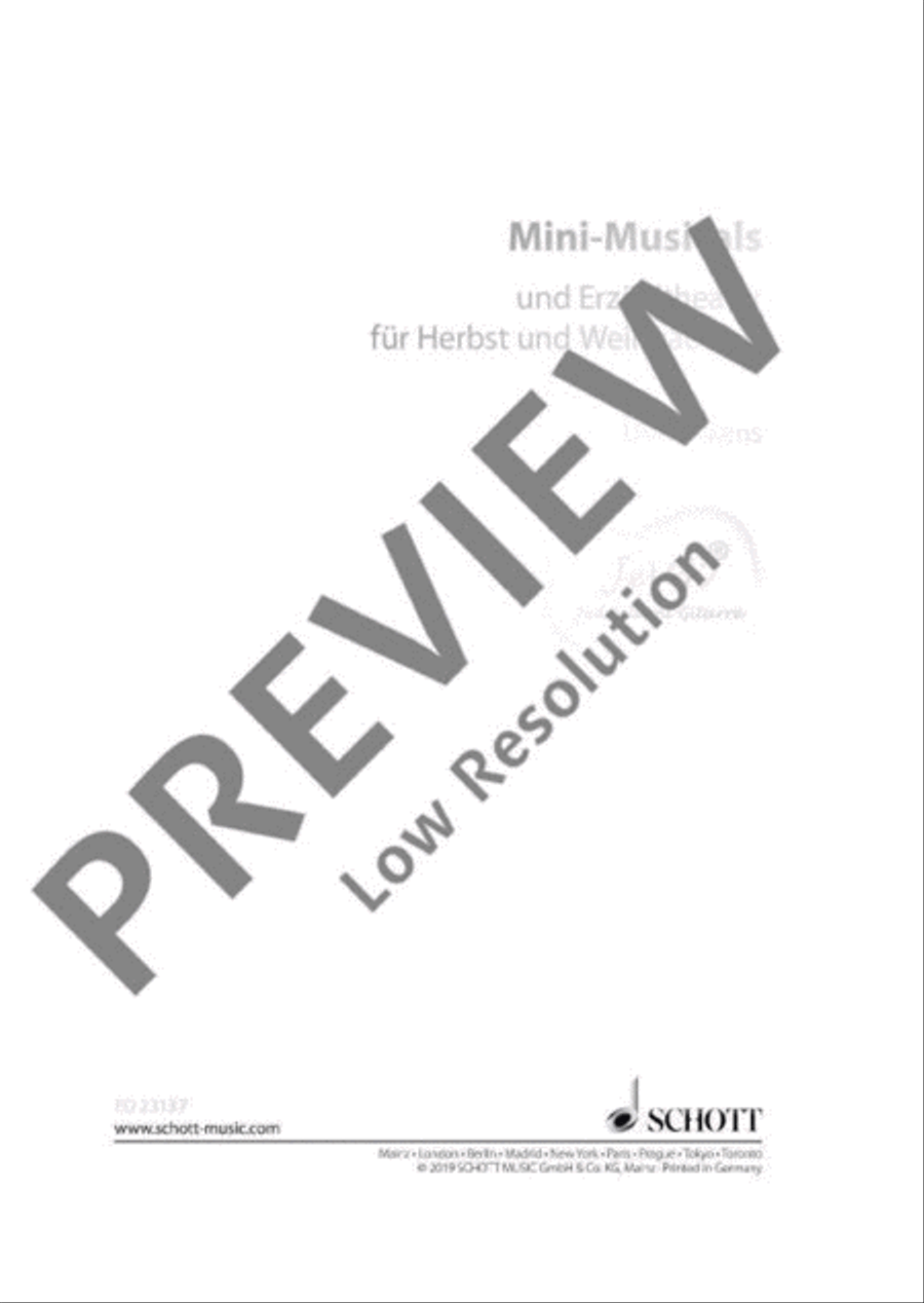 Mini-Musicals und Erzähltheater über Herbst und Weihnachten Guitar scores gallery preview page 2