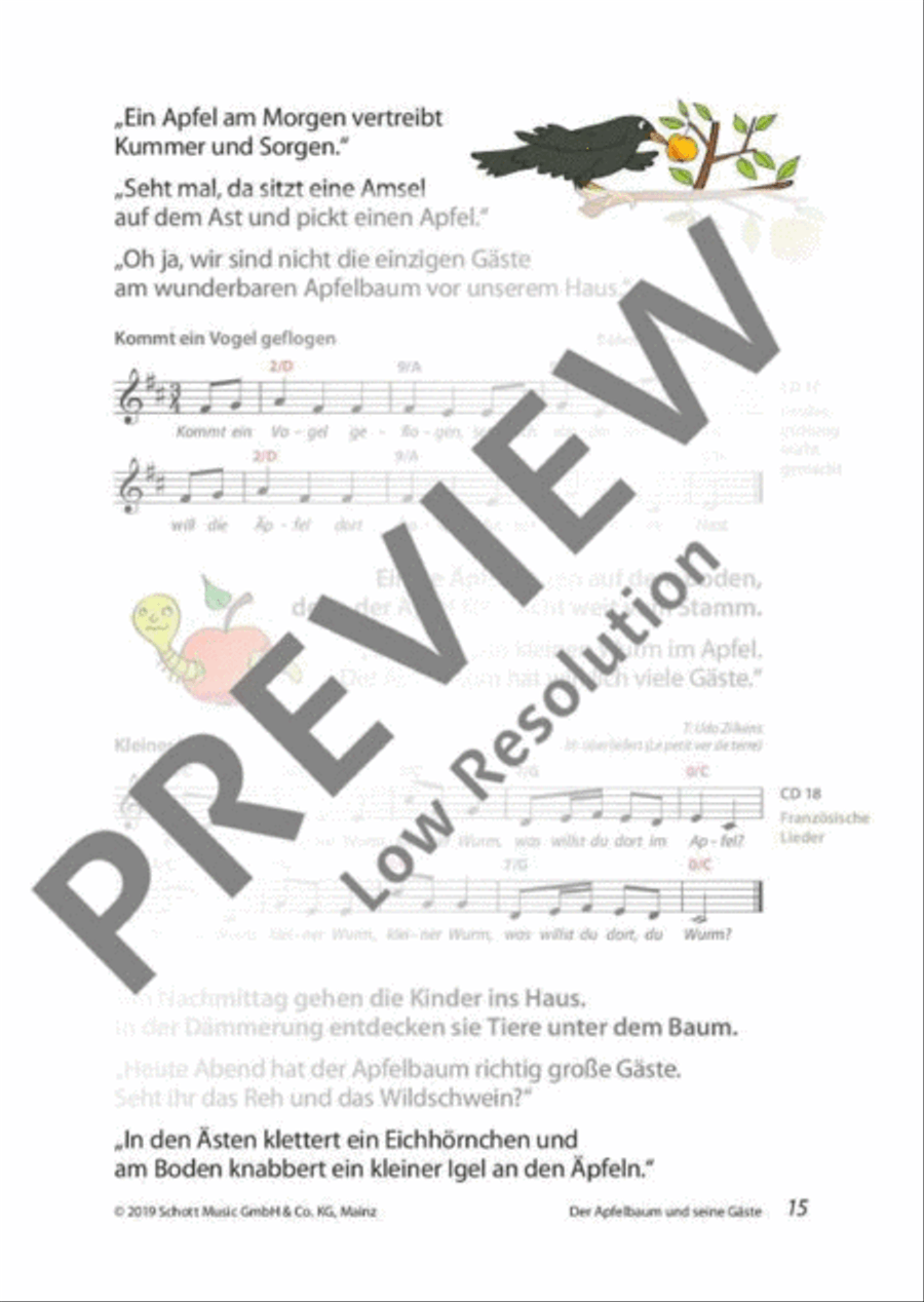 Mini-Musicals und Erzähltheater über Herbst und Weihnachten Guitar scores gallery preview page 16