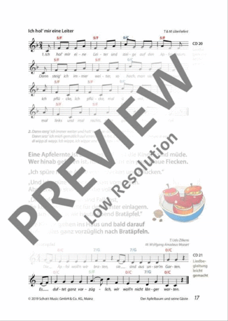 Mini-Musicals und Erzähltheater über Herbst und Weihnachten Guitar scores gallery preview page 18