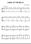 Carol of the Bells - Piano Solo