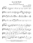 Joy to the World - Trumpet melody & descant