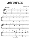 Variations On The Kanon By Pachelbel