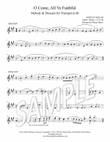 O Come, All Ye Faithful - Trumpet melody & descant