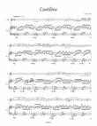 Cantilène - pour flûte et piano