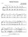 Harlem Nocturne (arr. Michele Weir) - Piano