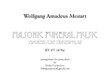 Mozart: Masonic Funeral Music (Maurerische Trauermusik) KV 477 for Piano Duet (4 hands)