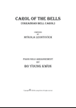 Carol of the Bells - Piano solo