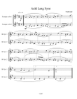 Auld Lang Syne (trumpet duet)