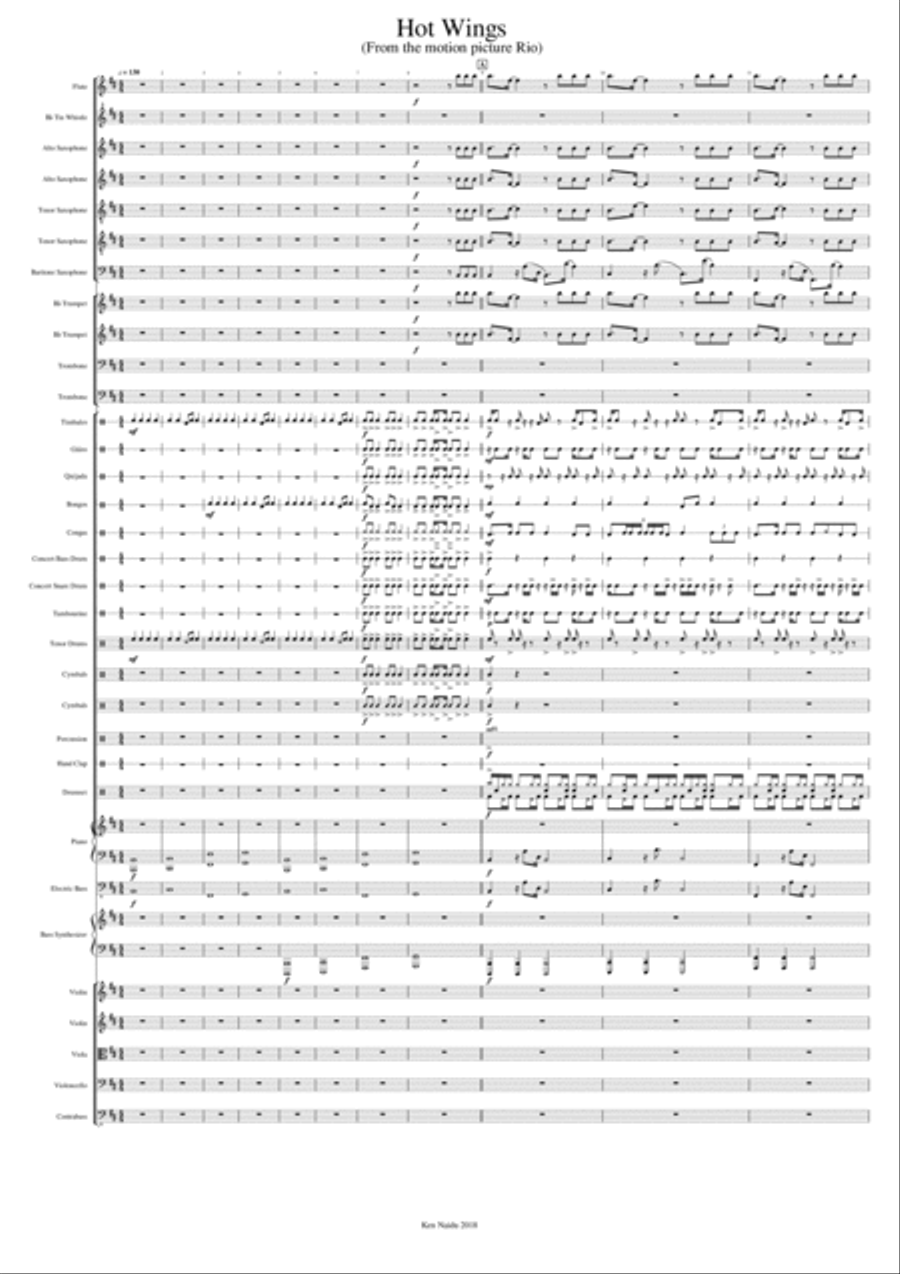 Hot Wings (i Wanna Party) School and Community scores gallery preview page 1