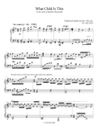 What Child Is This (piano solo)