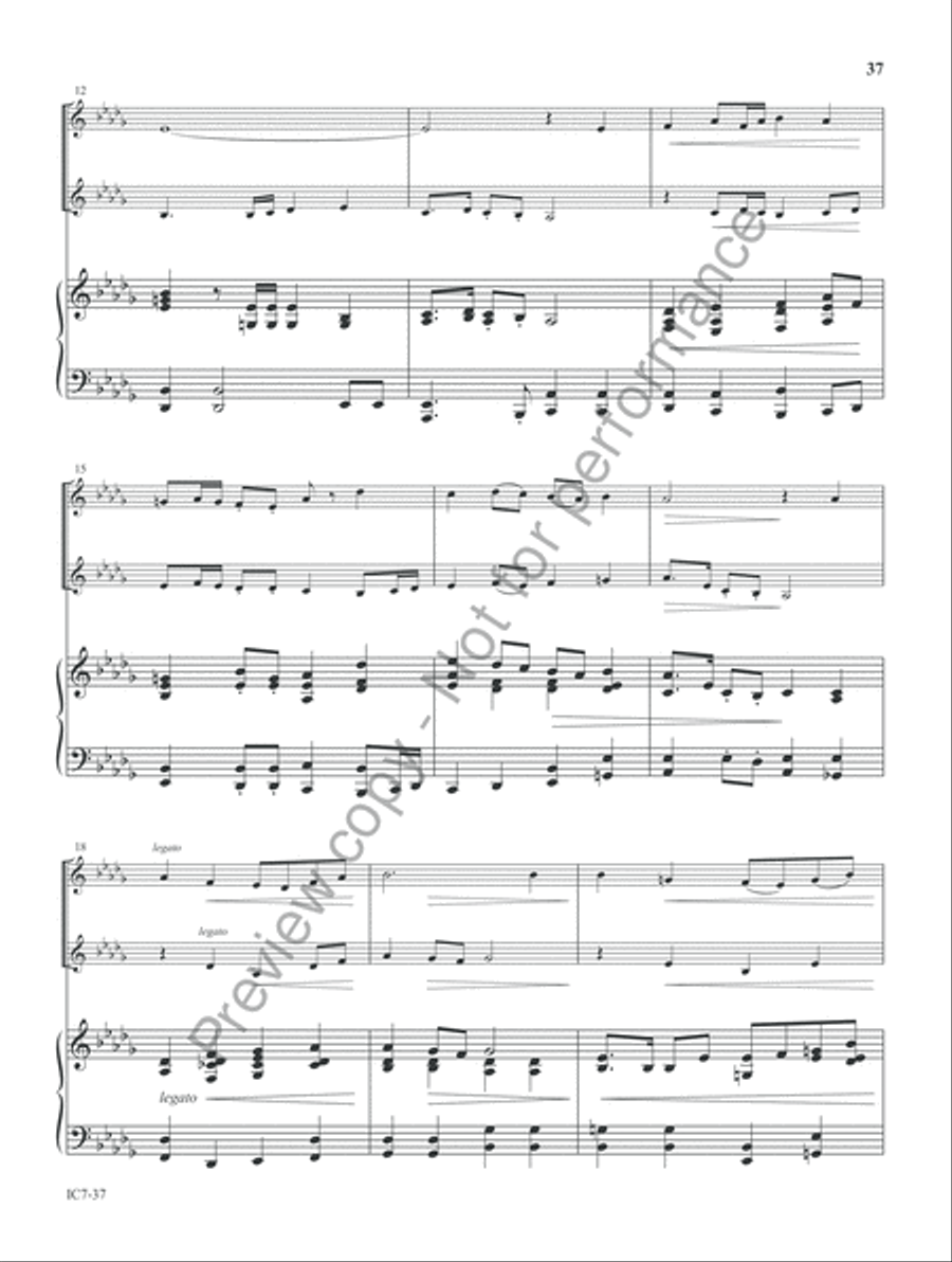 Instrumental Worship Volume 2 - Treble Bb/F B-Flat Instrument scores gallery preview page 17
