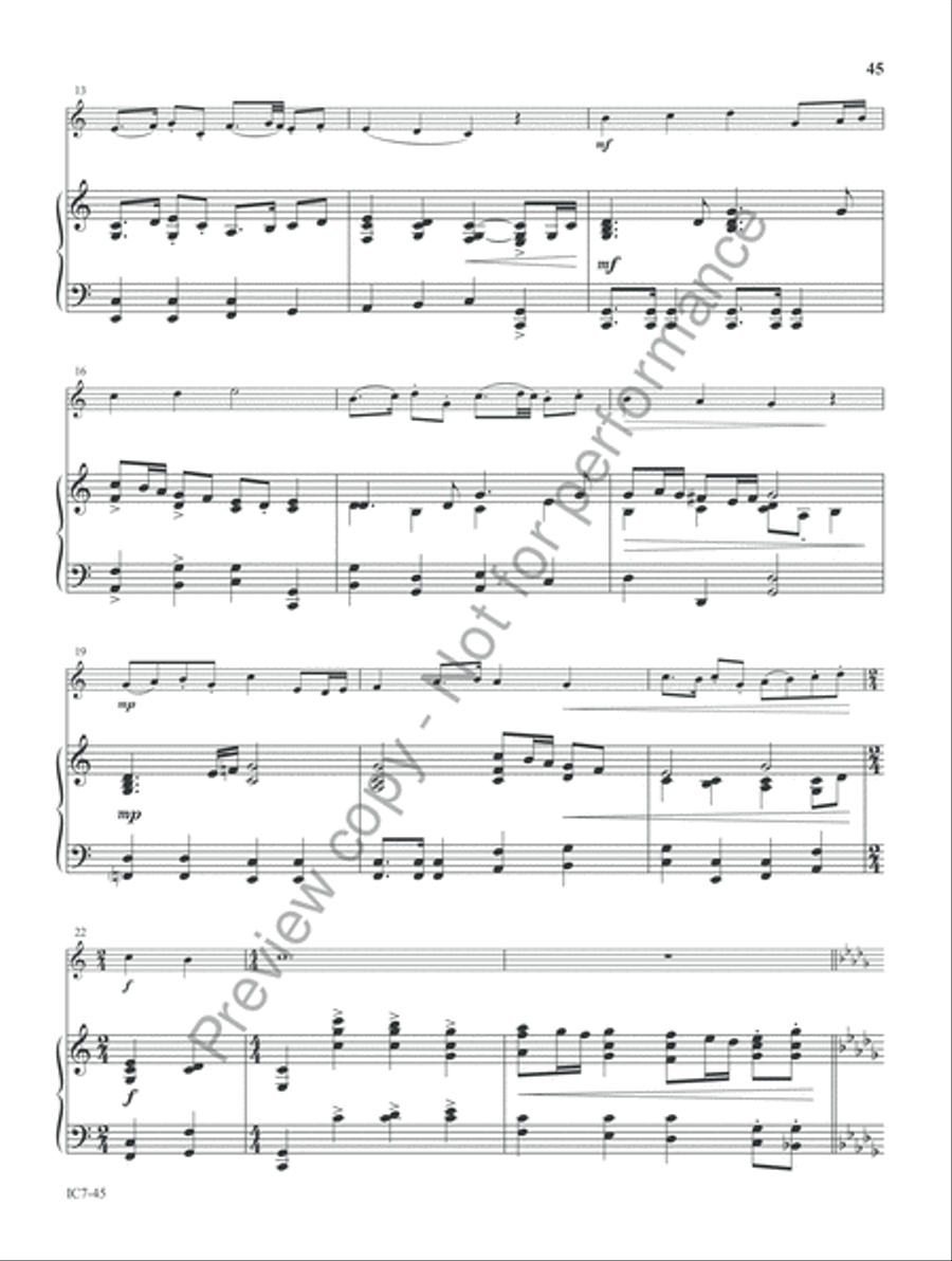 Instrumental Worship Volume 2 - Treble Bb/F B-Flat Instrument scores gallery preview page 19