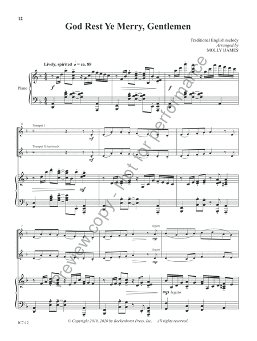 Instrumental Worship Volume 2 - Treble Bb/F B-Flat Instrument scores gallery preview page 8