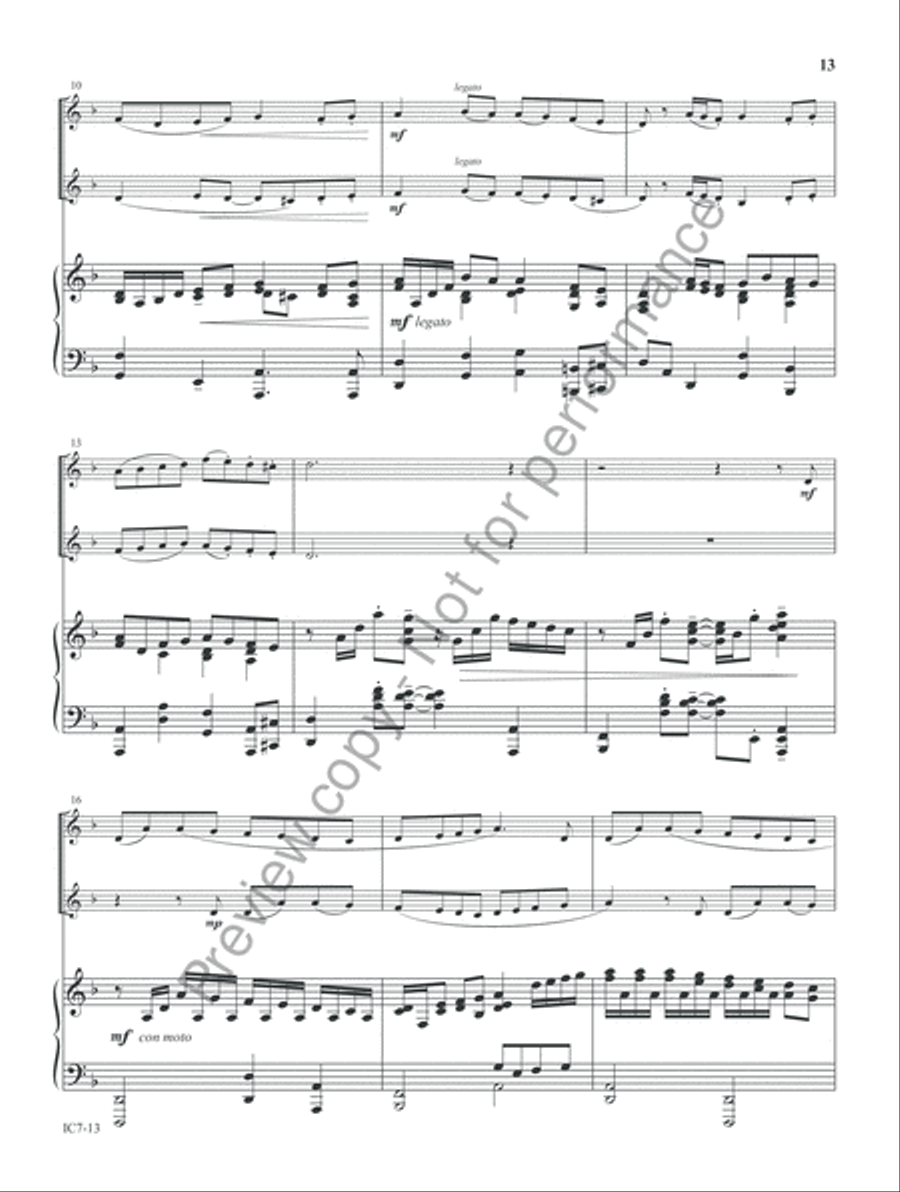 Instrumental Worship Volume 2 - Treble Bb/F B-Flat Instrument scores gallery preview page 9