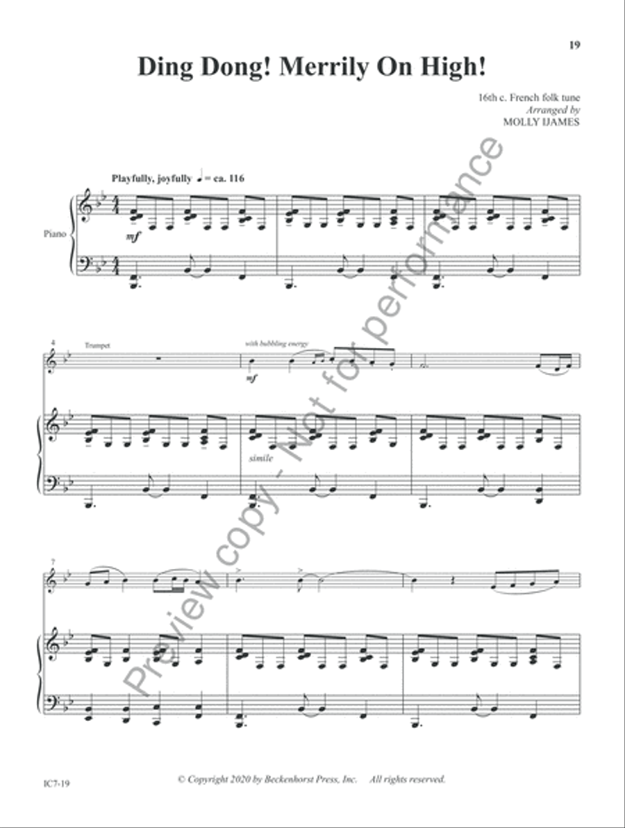 Instrumental Worship Volume 2 - Treble Bb/F B-Flat Instrument scores gallery preview page 10