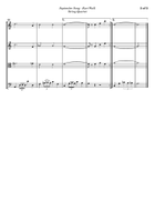 September Song String Quartet scores gallery preview page 5