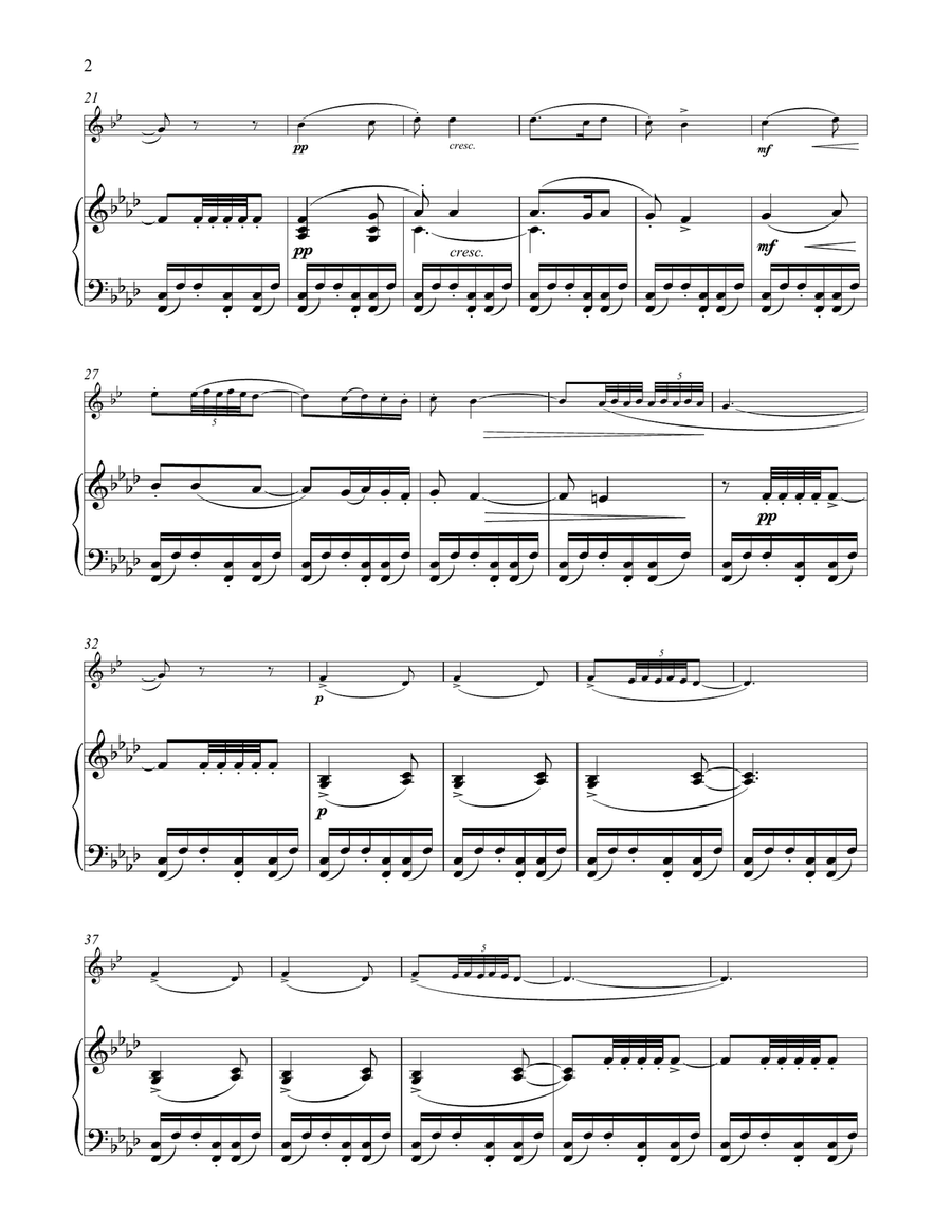 Arabian Dance (Coffee), Op. 71a (from The Nutcracker) Trumpet Solo scores gallery preview page 2