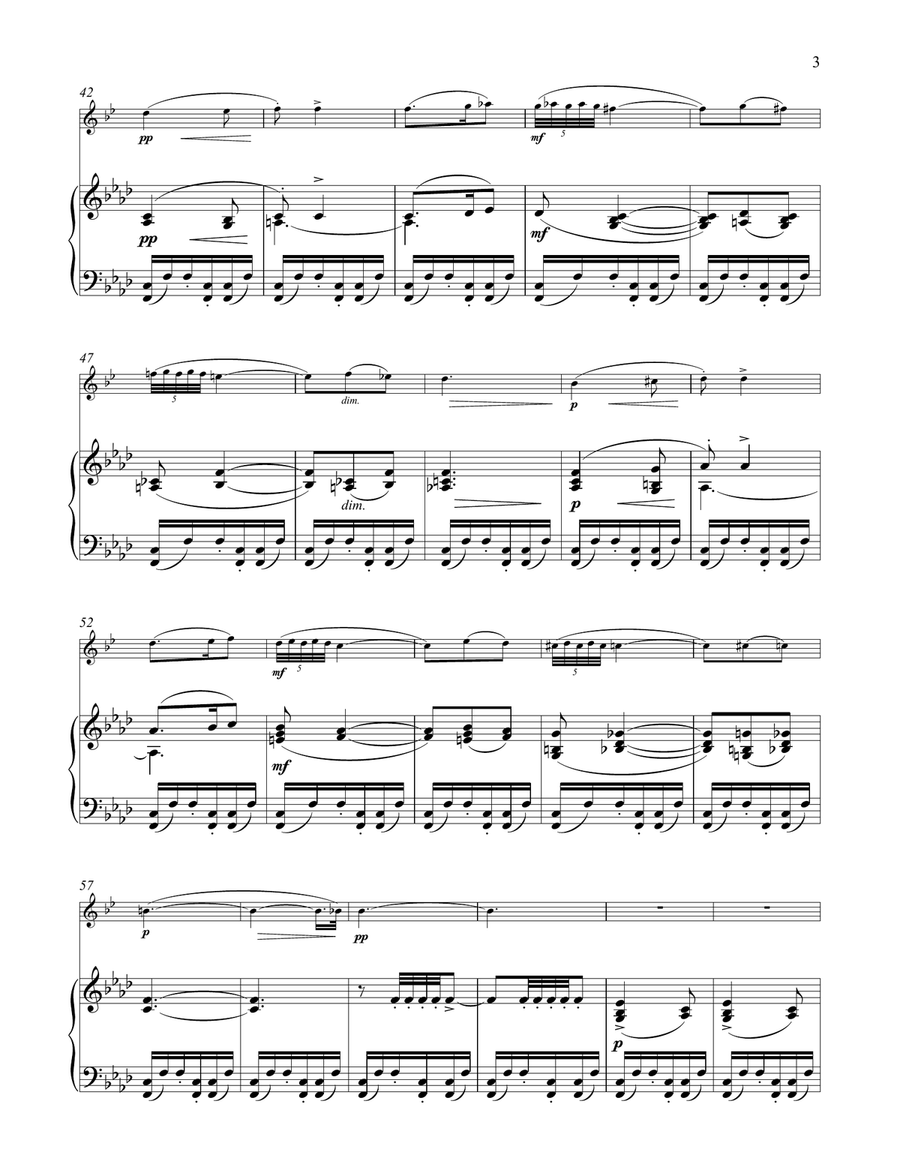 Arabian Dance (Coffee), Op. 71a (from The Nutcracker) Trumpet Solo scores gallery preview page 3