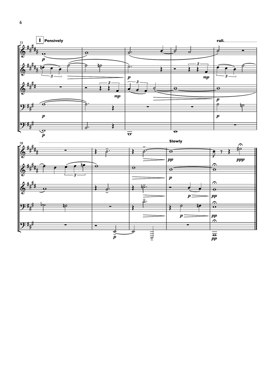 Baby, It's Cold Outside Baby, It's Cold Outside Brass Ensemble scores gallery preview page 6