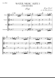 Water Music Suite 1 Overture ( Largo + Allegro )