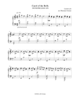 Carol of the Bells (piano solo)