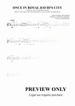 Once in Royal David's City - Lead Sheet or Solo for treble-clef instrument (G Major)