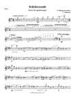 Scheherazade arranged for flute, harp and string quintet - Flute Part