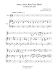 Jesus, Jesus, Rest Your Head (Oboe-Piano)