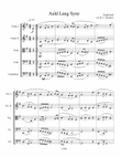 Auld Lang Syne for String Orchestra