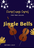 Jingle Bells Funny Easy Duet for Cello Beginners