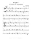 Menuett in C, No. 1 from Notebook for Maria Anna (Nannerl) Mozart