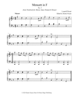 Menuett in F, No. 2 from Notebook for Maria Anna (Nannerl) Mozart