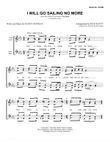 I Will Go Sailing No More (arr. Richard Hasty)