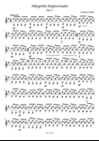 Allegretto Improvisado, Opus 5