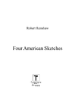 Four American Sketches for Woodwind Trio (Ob,Cl,Bsn)