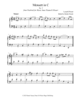 Menuett in C, No. 3 from Notebook for Maria Anna (Nannerl) Mozart