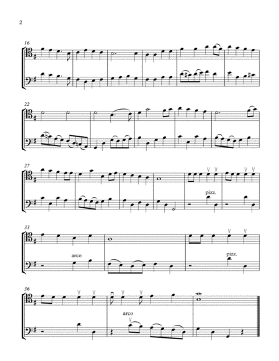 Frosty The Snowman Cello scores gallery preview page 2