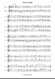 Silent Night Flute Duet