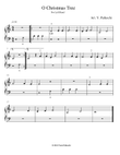 O Christmas Tree ( O Tannenbaum) - Easy Piano Left Hand Only