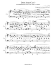 Does Jesus Care? - In the style of Ravel's 