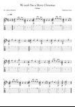 We wish you a Merry Christmas Guitar (Sheet and Tablature)