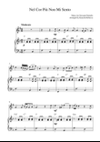 Nel Cor Più Non Mi Sento (for Bb clarinet solo and piano accompaniment)