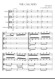 Cascades Rag for String Quartet