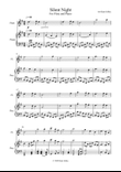 Silent Night for Flute and Piano