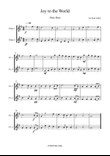 Joy to the World Flute Duet
