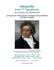 Allegretto from 7th Symphony for String Sextet